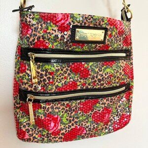 BETSEY JOHNSON Crossbody/Shoulder Bag Sparkling Sequins-Excellent Condition!